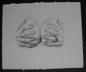 Hands of Breasts (bl & wht).1974